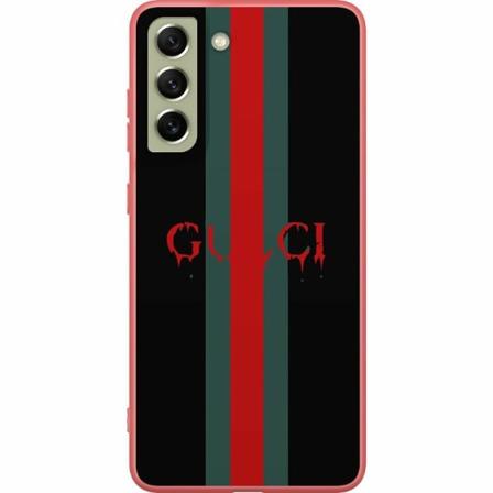 Samsung Galaxy S21 Fe 5g Premium Skal Green And Red Brand