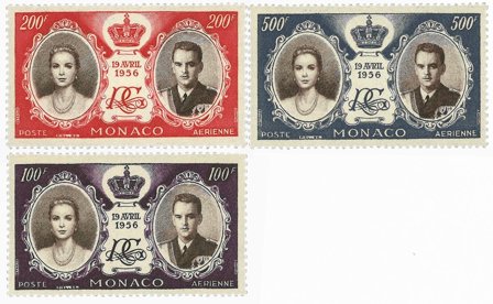 Monaco 1956 - YT PA63/65 - Postfrisk