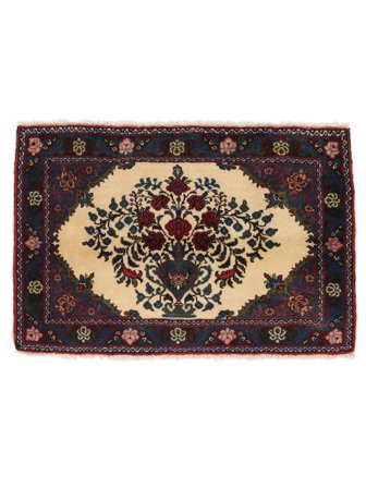 Medaljong Liten Hamadan Matta 60X91 Ull