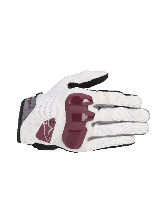 Motorradhandschuhe Alpinestars Chrome Damen Cremeweiß/Weinrot L