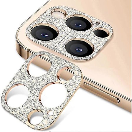 Diamantglitter kameralinsebeskytter kompatibel med iPhone 13 Pro/iPhone 13 Pro Max
