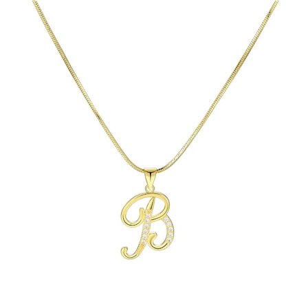 Initial Halskjede Bokstav Halskjede B B