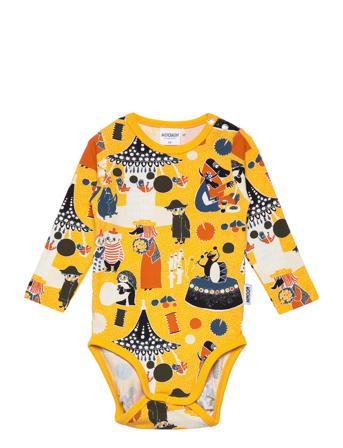 Carousel Body Bodies Long-sleeved Keltainen Martinex