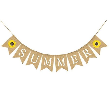 Sommerbrev Girlander Hawaii Fest Vimpel Banner