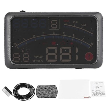 5,5 tuuman auton heijastusnäyttö OBD2 HUD tuulilasiin ajon tietojen näyttöön E4 universaali