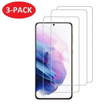 3-pack - Samsung Galaxy S21 härdat glas skärmskydd