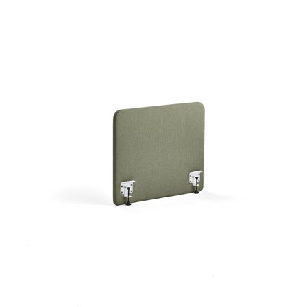 Tischteiler ZONE, inkl. weiße Beschläge, 800 x 650 x 36 mm, Stoff Rivet, grünblau