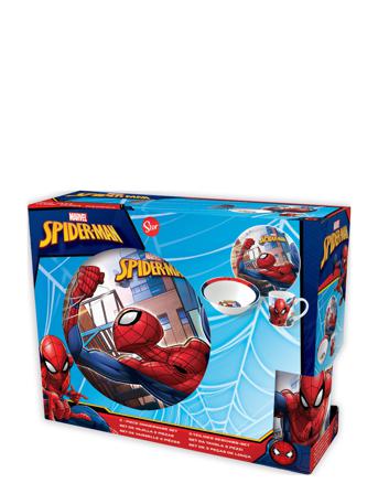 Spiderman 3 Pcs Offset Snack Set, Ceramic Patterned Magic Store