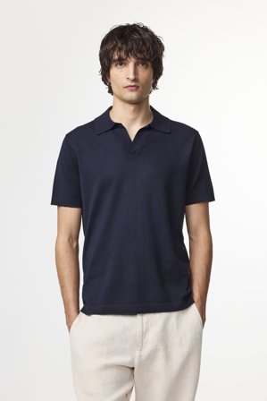 NN07 Ryan 6311 Polo male Blue Cotton Blend