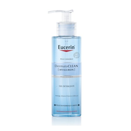 Eucerin DermatoClean [Hyaluron] DermatoCLEAN Gel Detergente Rinfrescante 200ML - Gel detergente viso