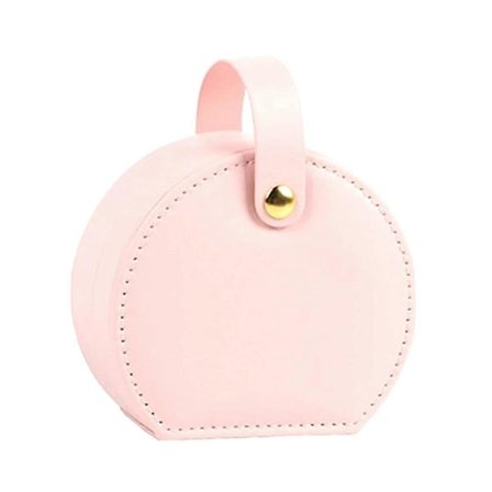 Smykkeskrin Reise Smykkeveske Smykkeorganisator Oppbevaringsveske Smykkeorganisator Skjellformet Smykkeveske-A