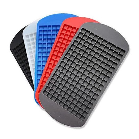 2 kpl Mini Jääpalamuotti Silikonia 160 Ruutua Jääpalakone 1cm Pieniä Kuutioita Jääpalamuotin Muoto_OF