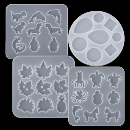 Resin Silikon Molds Kristall Epoxi Form Hängande Mould
