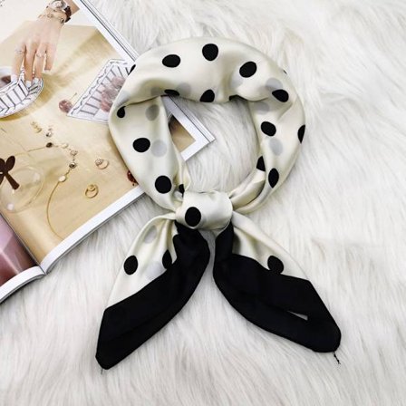 Dame silkesjal imitasjon silke profesjonelt sjal 70*70 cm