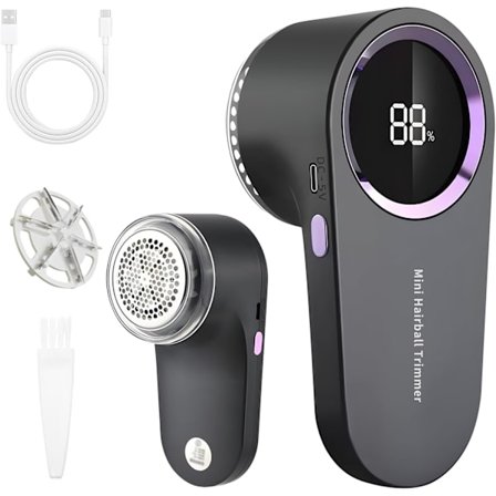 Intelligent digital lintrulle med Type-C-lading, 70 minutters batteritid og 2 ekstra tilbehør