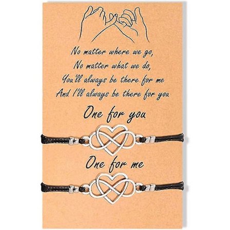 Pinky Promise Matchande Armband Kvinna Armband Vänskap Långdistans Charm