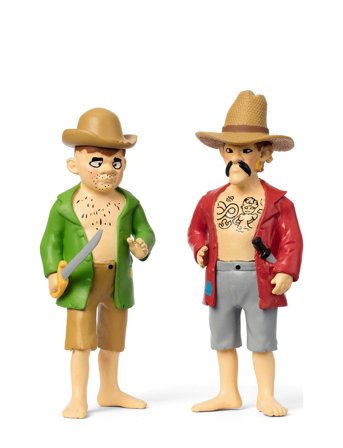 Pippi Piratfigurer Patterned Micki Leksaker