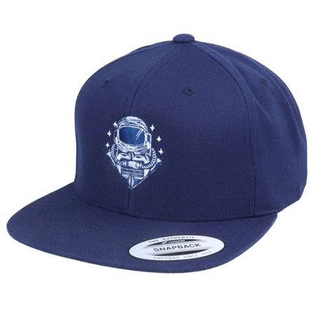 Iconic - Blå snapback Keps - Space Astronaut Navy Snapback @ Hatstore