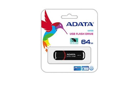 ADATA DashDrive UV150 - USB-flashstasjon - 64 GB