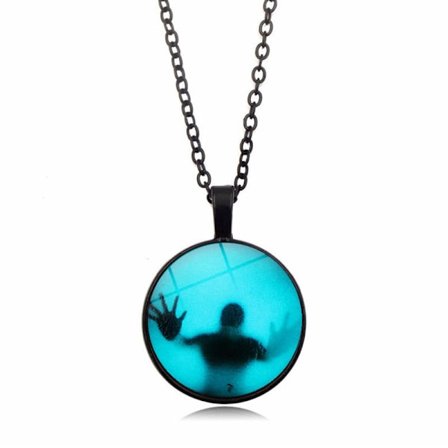 Halloween's Creepy Specter Noctilucence Halsband Luminous Hänge