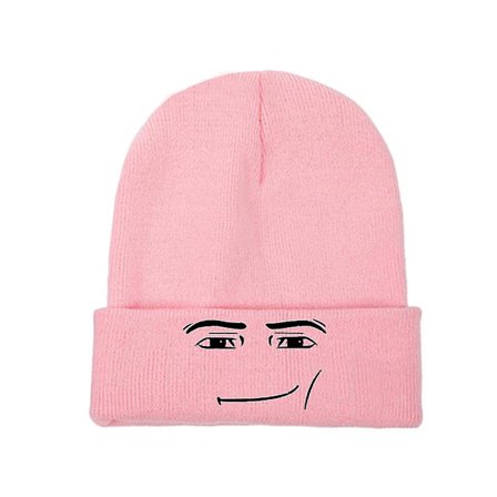 Roblox Face -neulepipo, neulottu pipo, kallopipo, talvipipo, pehmeä myssy, talven lämmin [DB]