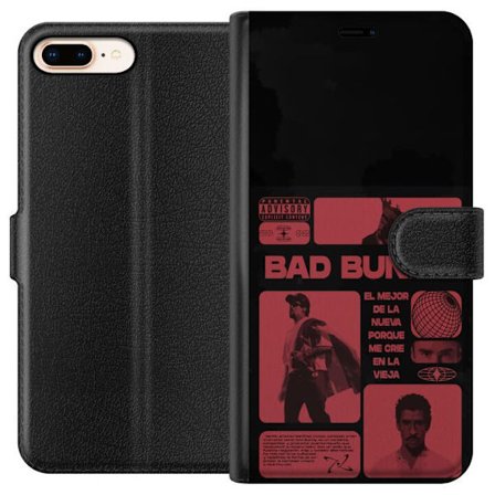 Yhteensopiva Lompakkokotelo Apple iPhone 7 Plus Bad Bunny NFL-inspiroima kilpi logo, jossa on amerikkalainen jalkapallo ja tähtiä