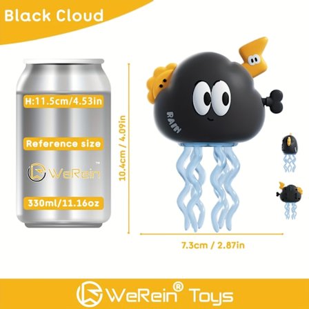 Denne optræks-sky legetøj, egnet til børn i alderen 3 år og derover