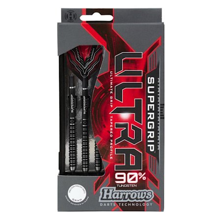 Harrows Supergrip Ultra Tungsten Darts Set (3-pack) 26g Svart/Röd