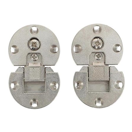 2 kpl Taitettava Pöytä Taitto Saranat Kaappi Säädettävät Piilosaranat Läppäkannen Sarana Vintage Arkku Sarana 6.50X4.00X1.50CM Hopea