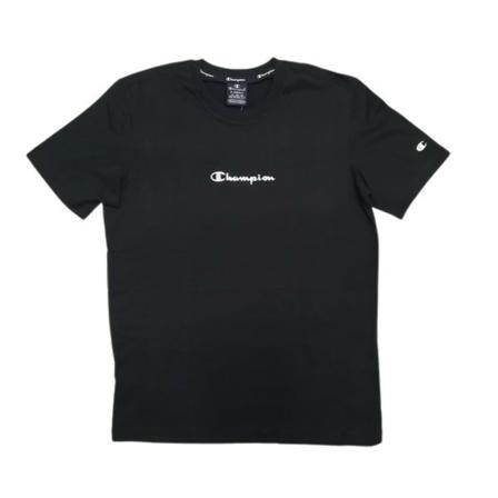 Champion, Reflect Logo Tee T -shirt Zwart, Heren, Maat:XL