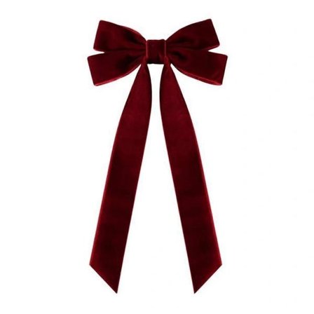 12 st Sammetsrosetter Återanvändbar Juldekoration Sammet Bandrosetter Vintage Enfärgad Sammet Rosetter för Julgran Krans DIY Hantverk Vinröd Wine R...