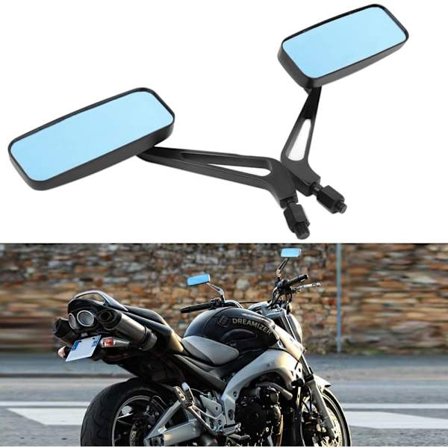 8mm 10mm Suorakulmainen Moottoripyörän Peili, Retrotyyli Moottoripyörä Si