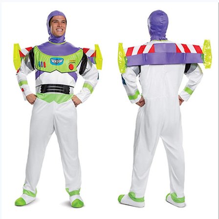 Halloween Toy Story Buzz Lightyear Cosplay Kostyme Tegneserie Docka Sceneopptreden Bodysuit Voksenkostyme Alle kostymer A 180{FY}