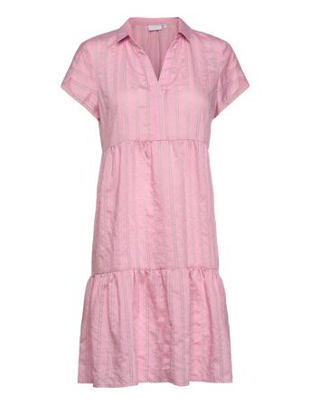 Dress W. Small Collar Pink Coster Copenhagen