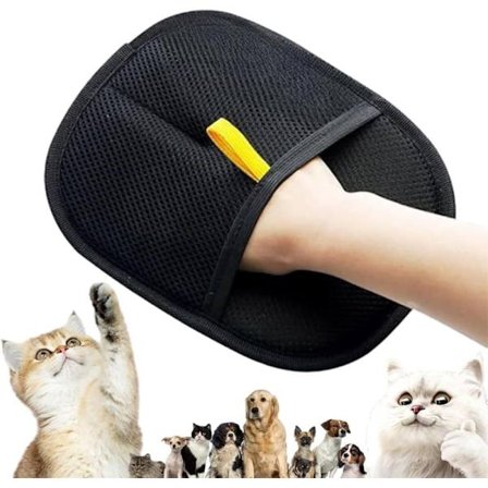 Pelsfjerningshanske med dobbeltsidig design – antistatisk og slitesterk for effektiv pelspleie