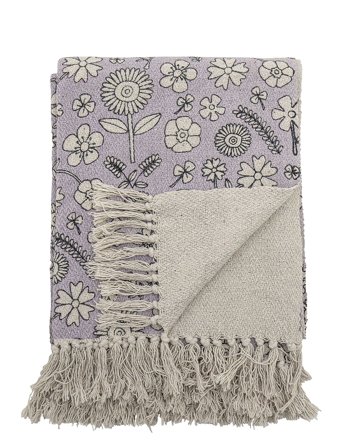 Bloomingville Salli Throw - Purple - 130X160CM