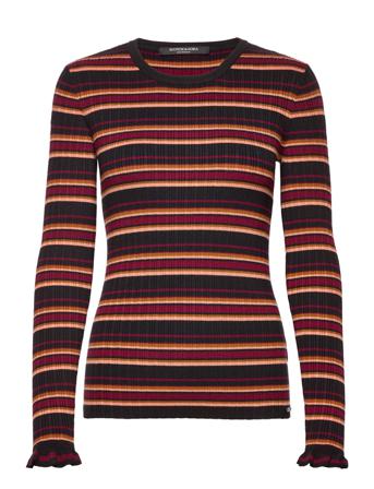 Rib Striped Pullover Patterned Scotch & Soda