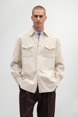 NN.07 Ricky Hemd Herren Weiß