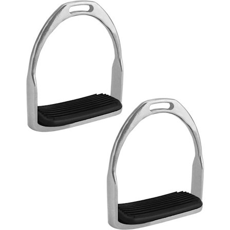 Hestesport Stigbøyle, Slange Sadel, Rustfritt Stål Engelsk Ridning Beskyttelsessadel, Kne Ankel Stress Smertelindring, 1 Par