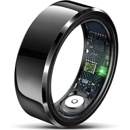lyk s Sormus Musta Vedenkest v Kaukos din Kuvaus lyk s Unenseuranta Urheilukello Fitness Unenseuranta musta black No.10 Inner diameter:19.9mm
