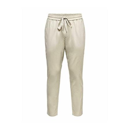 Only & Sons, Onslinus Crop Linen Mix GW 1823 Noos Beige, Heren, Maat:L