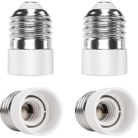 E27 Till E14 4st Sockeladapter Högkvalitativ lampsockel Sockel Konv