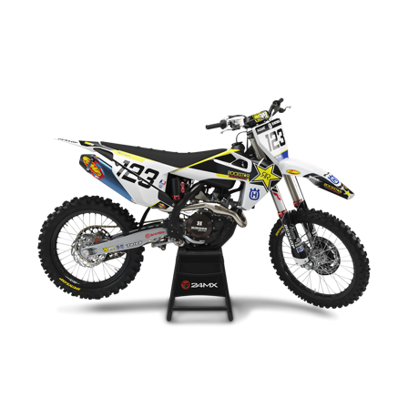 Komplet Stafferingssæt m. Nummerpladestafferinger Enjoy Rockstar - Husqvarna TE 150 2017-2026
