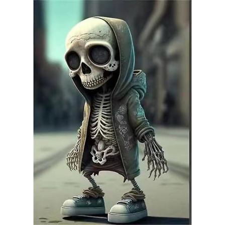 Halloween-kallo-nukke Resin-hahmo: Pelottava p yt koristeet pelottavaan tunnelmaan