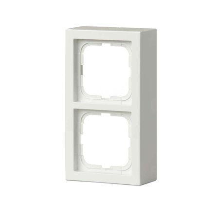 ABB Impressivo Forhøyningsramme hvit 2 rom, Strømbrytere & vegguttak