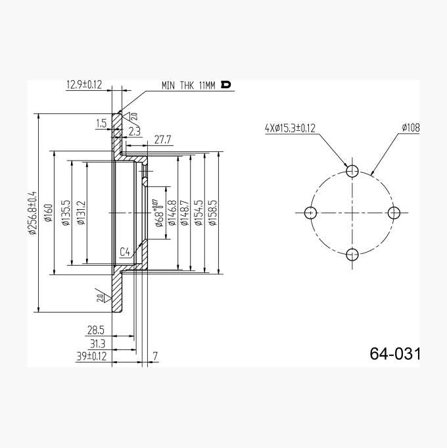 Biltema - BREMSESKIVE