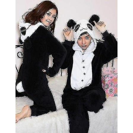 Halloween Unisex Onesie Kigurumi Fancy Dress Kostume Hættetrøjer Pyjamas Sleep Wear-9-1 - Perfet Panda M for 160-170cm