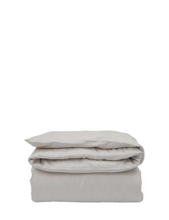 Hotel Lyocell Stripe Lt Beige/White Duvet Home Textiles Bedtextiles Duvet Covers Beige Lexington Home