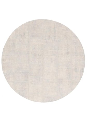 Patchwork Teppich Moderner Rund Hellgrau/Beige (Wolle, Türkei)