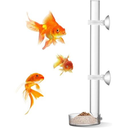 Akryl Räkmatare, Hållbar Klar Räkmatare för Akvariumfiskar - 6,5 cm Matskål